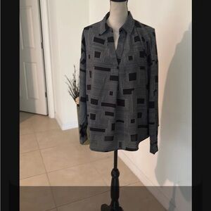 Rafaella XL geometric shirt 672